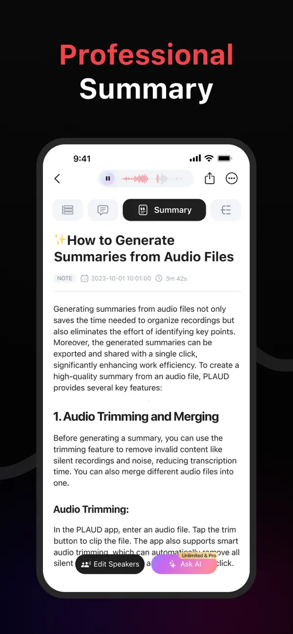 PLAUD App Screenshot 4
